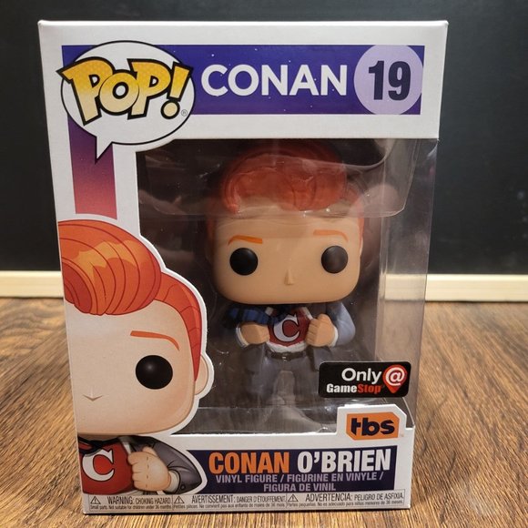 Conan Conan O’Brien (Clark Kent) GameStop Exclusive Funko Pop - Picture 1 of 9